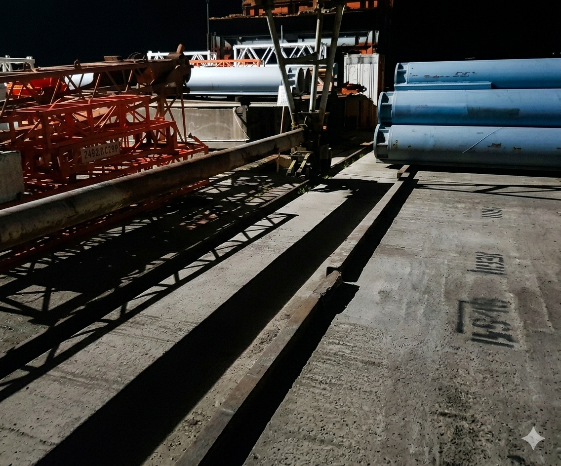 単一光源による影の写真